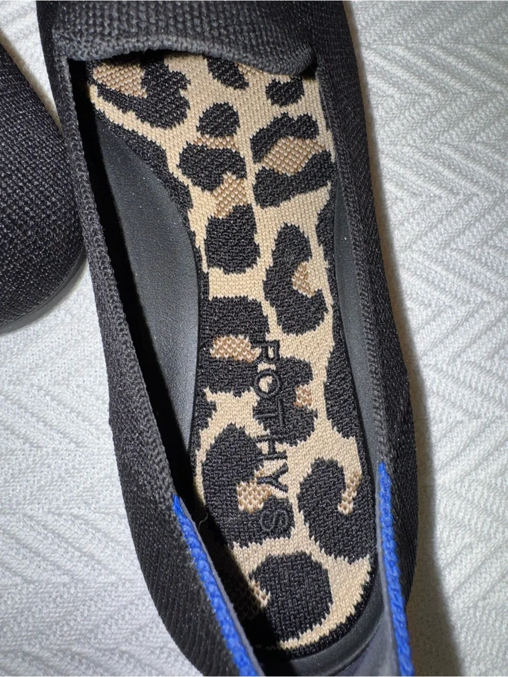 Rothy's Black Knit Women's Slip-On Loafers